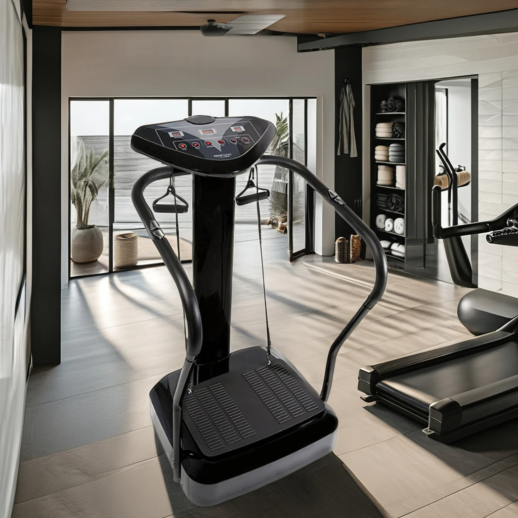 Bodybuilding Crazy Fit Massage Vibration Fitness Machine Whole Body  Vibration Machine