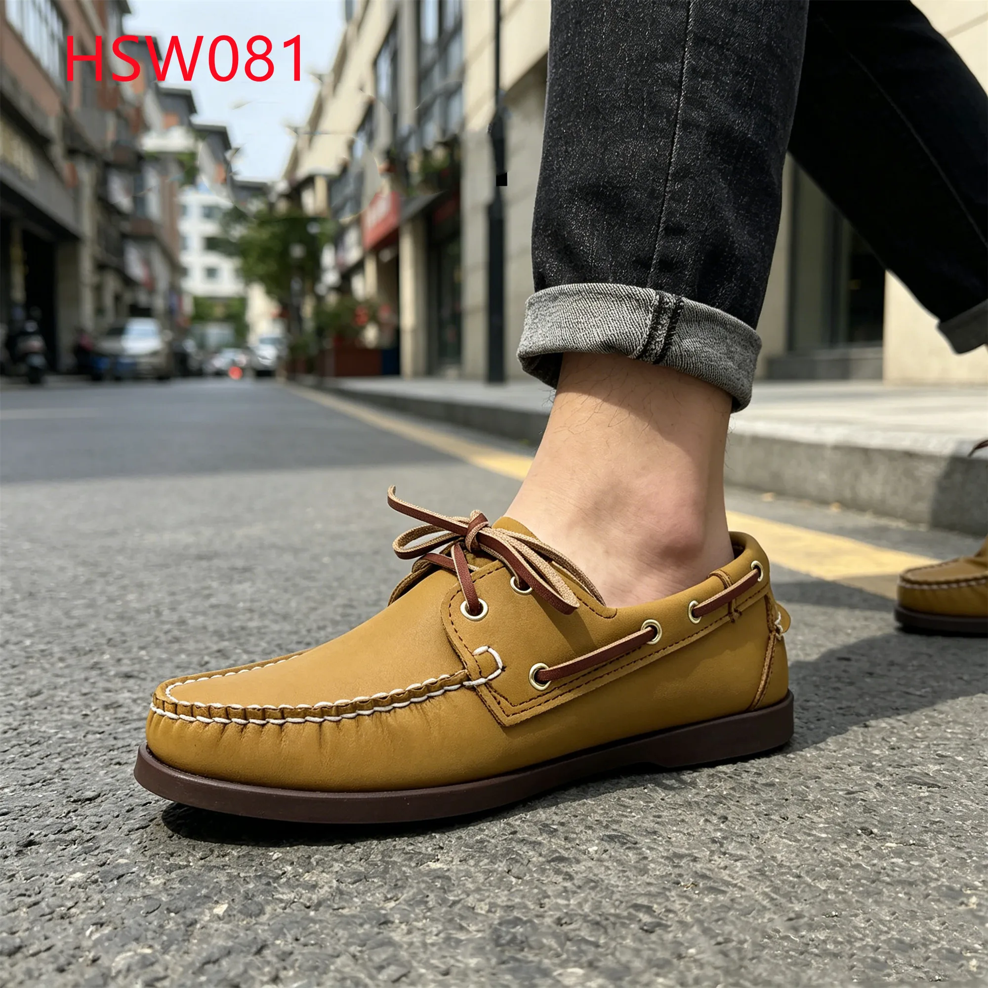 LXG,weekend Outings Full Natural Cow Leather Honey Color Penny Shoes Harbor Visit Sophisticated Style Boat Shoes for Sale HSW081