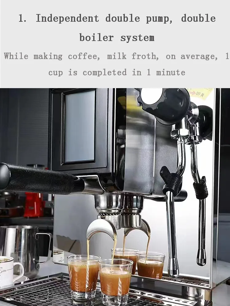 Italian Semi Automatic Coffee Machine Espresso Machine Commercial