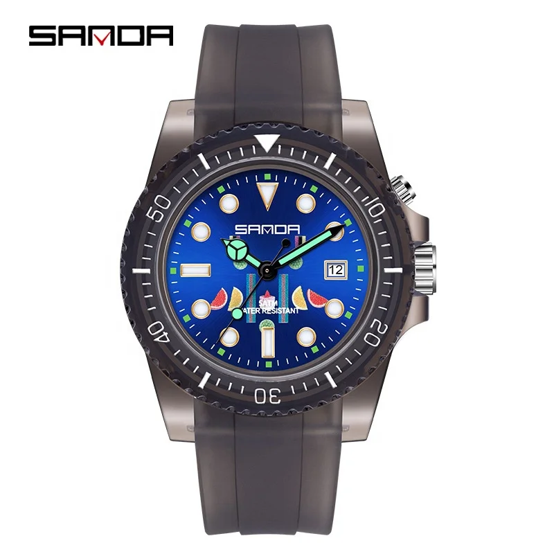 Sanda 6078 New Design 2023 Trending Reloj Fashion Watch for Men Japan Movement Quartz Watch Stainless Steel Back Wrist Watch