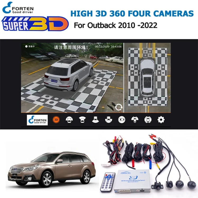 Universal 360° Surround View Car camera 360 degree Panoramic front