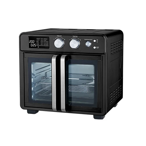 24L Large Capacity Electric Oven Multi Function Double French Door Air Fryer  Oven