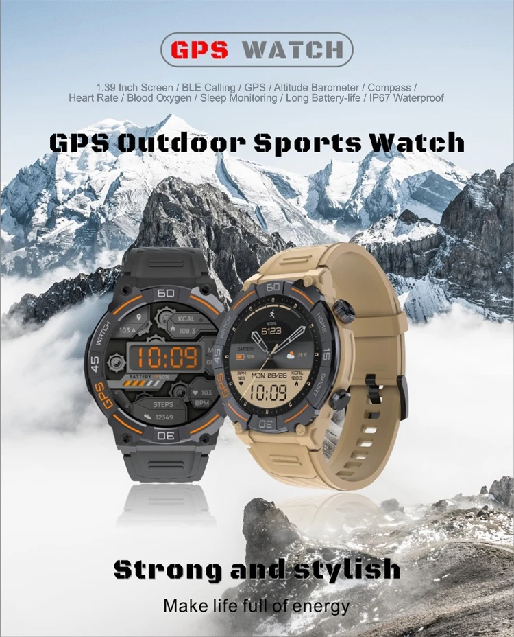 2023 smart watch gps navigation