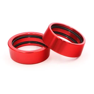 Customized CNC Processed Stainless Steel Bicycle Bar for Ring Front Fork Vertical Gasket Durable Helmet Headphone Gasket for