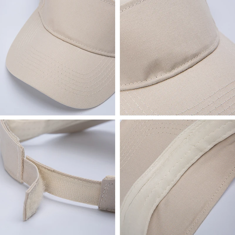 Visor Cap Custom Print Visor Golf Hats With Rope Empty Top Fan Custom Logo Adjustable Italian Flag Colors Sport Sun Visor Hat