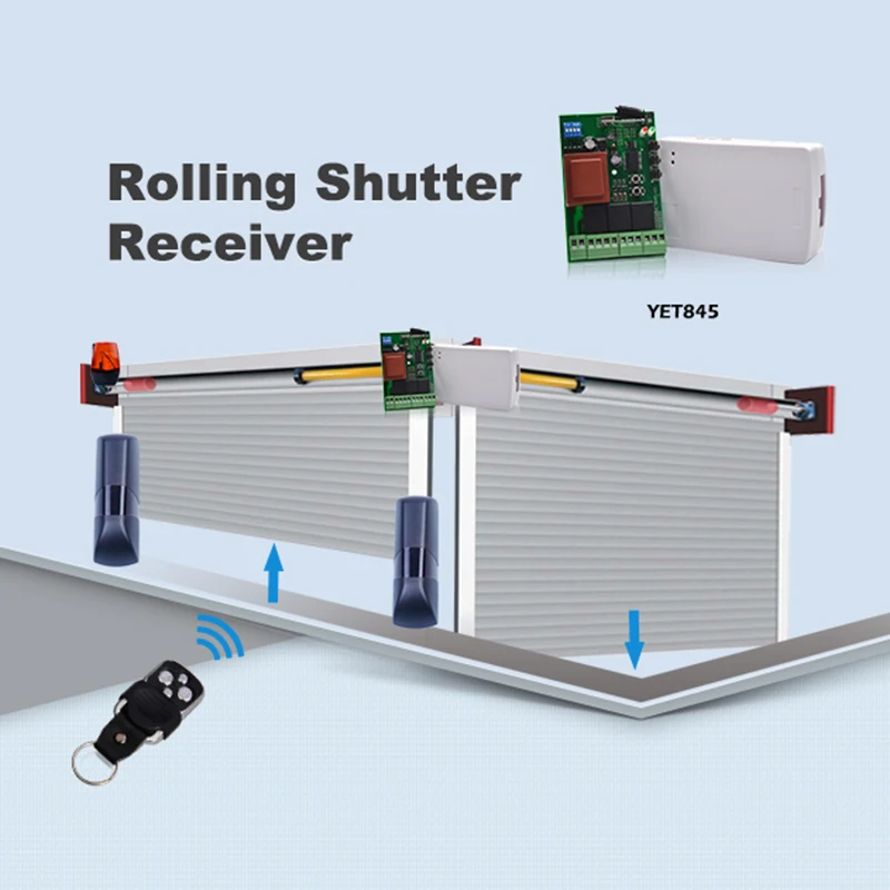 YET042-V2.0 Rf Hs Transmitter Code for Garage Door Remote Switch Control Roller Shutter 433mhz Universal Key