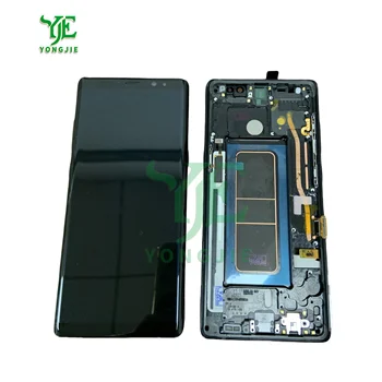 oem change glass original lcd screen for samsung Note 8 replacement wholesale original new display