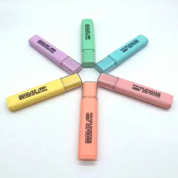 Customized Logo DIY Creative Fluorescent Highlighters Markers Pens for Students & Kids