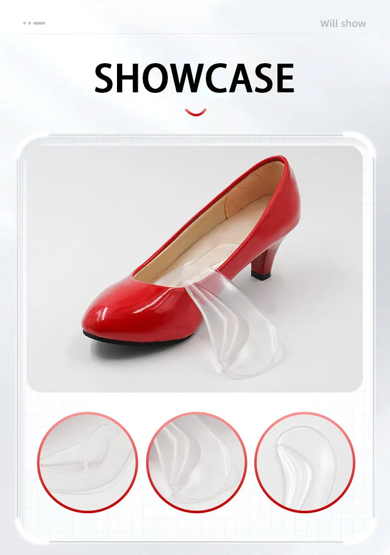 Flat Foot Arch Support Insoles Orthotic Half Pads