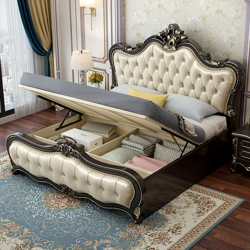 Alibaba.com: LINKUN LK--B245 Luxury Leather Bed, Modern