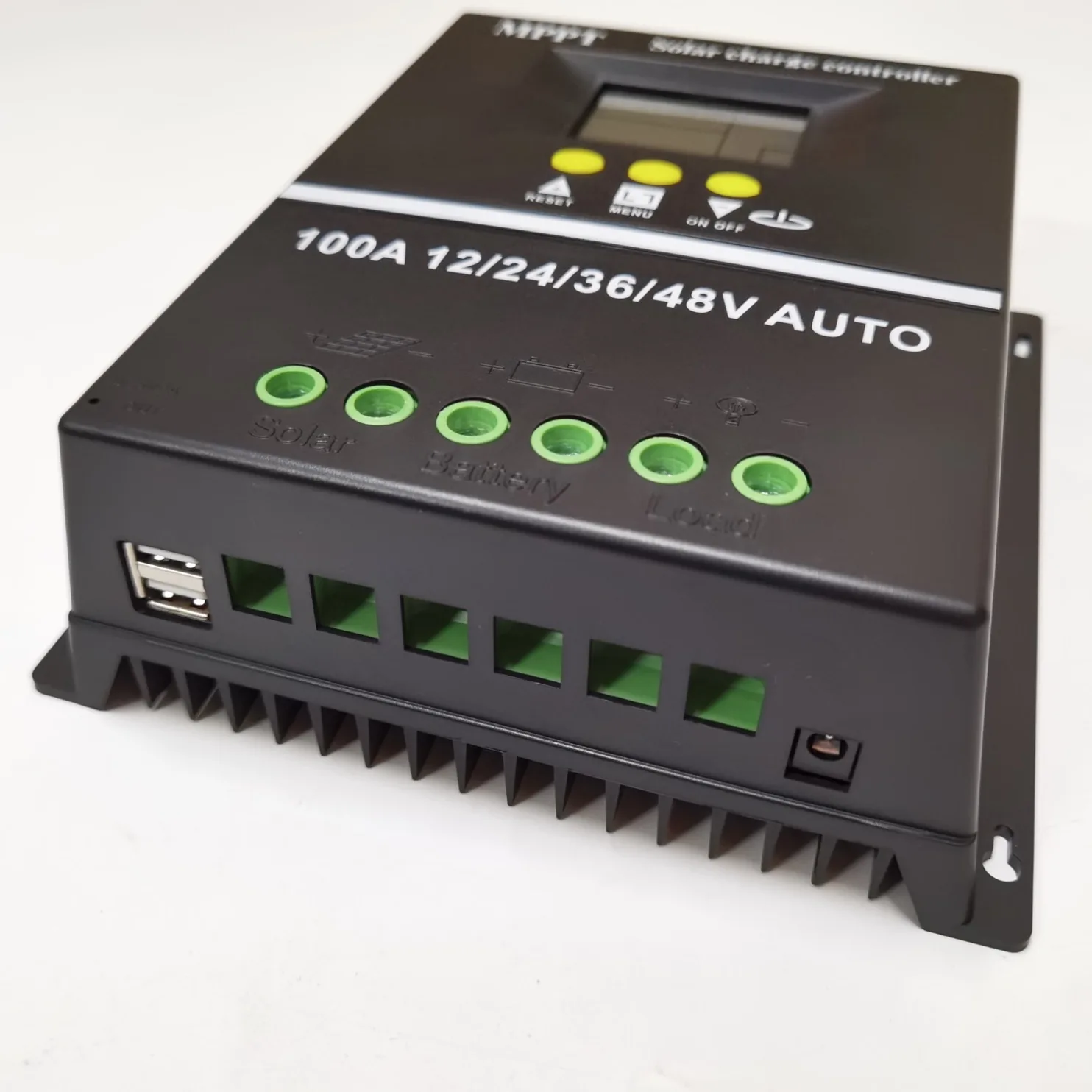 60A MPPT Solar Charge Controller 12V/24V Auto - LCD Display With USB Ports For Solar Systems