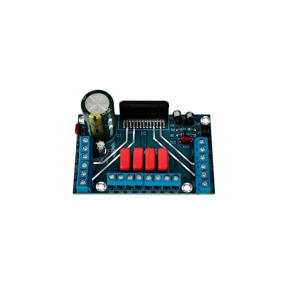 Scheda Amplificatore Auto 41W X 4 – TDA7388, DC 12-14.5V, Compatta, Ideale Per Impianti Fai Da Te - 4