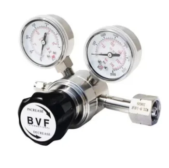 BVF Stainless steel cylinder pressure reducing valve for superior accuracy and stability with pressure control from 0-500 psi