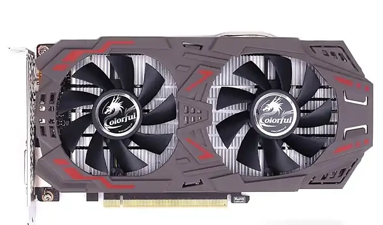 Used Colorful GeForce GTX 1060 5GB GDDR5 Gaming Graphics Card with