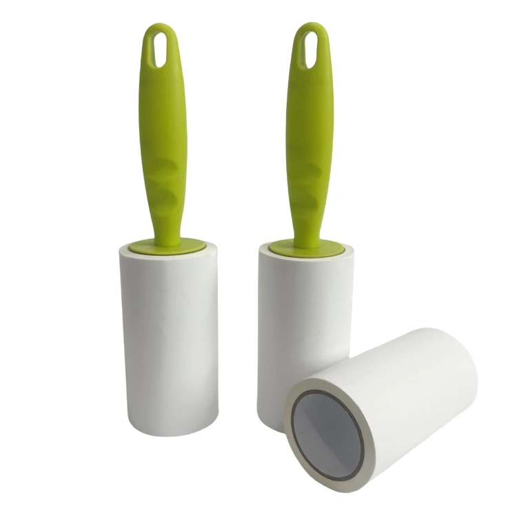 Manual Dog Puppy Car Seat Cleaning Reusable With Plastic and Paper Material for Cloth Usage Sticky Lint Roller Brush