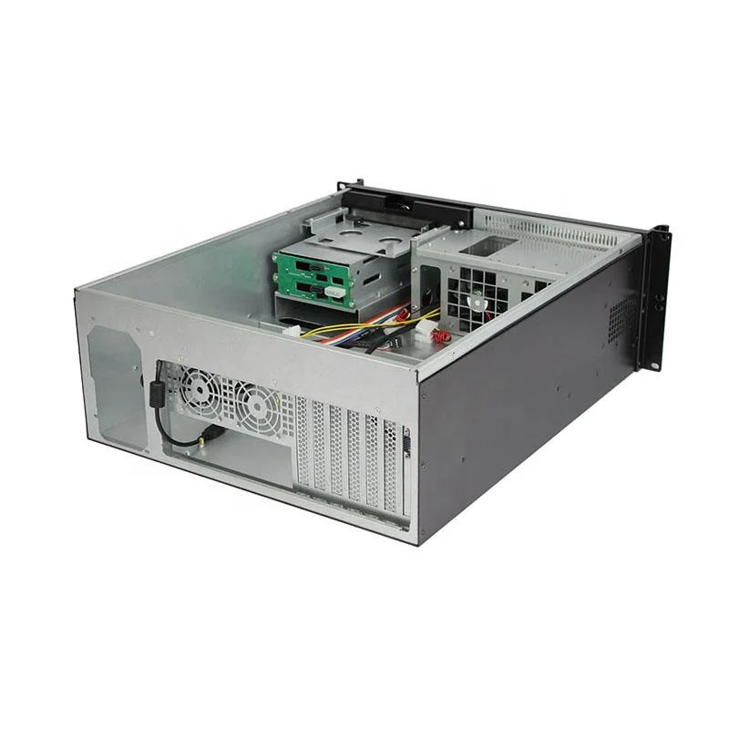4U Rackmount Computer case with LCD , Touchscreen and Keyboard EKI-N452LTKB