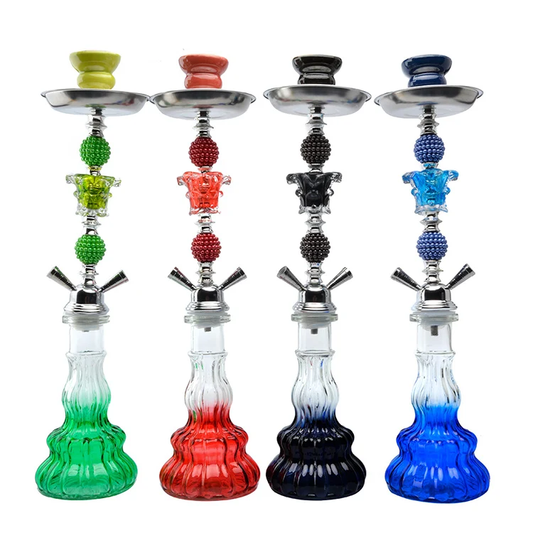 2 Pipe Glass Shisha Set Chicha Complet France Hookah Special Hookah