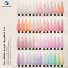 Gel pour ongles poly acrylique à fines paillettes, sans HEMA ni TPO