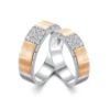 Oro rosa blanco 18K
