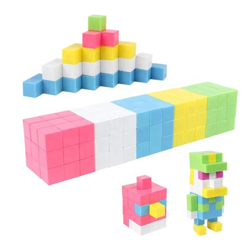 CaLeQi Magnétique Blocs de Construction Magnétique Cube Magique Cube Puzzle Éducation Building Block Jouets pour Les Enfants Enfants Cadeau 