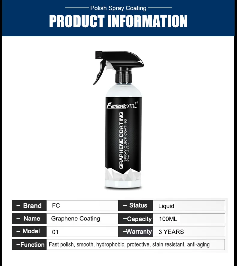 GRAPHENE NANO SPRAY COATING  HYDROPHOBIC GLOSSY FINISH  BEYOND CERAMIC Car Care