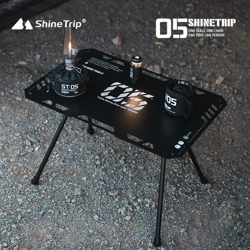 ShineTrip 05 Series Aluminum Folding Table - Portable, Lightweight