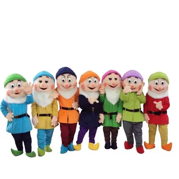 New High Quality Mascot Costume CE Adult Seven Dwarfs Mascot Costume Fancy Dress for Adults