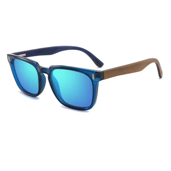 comfortable rivet custom logo sun glasses wood polarized high quality shades vintage retro gafas de sol sunglasses