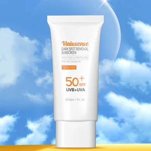 Vinissense Effective UV Ray Protection and Dark Spot Removal 50ml Cream Wholesale Custom SFF50+++ Sunscreen
