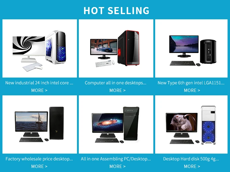 Assembled set bulk stand computador personal gaming computer gamer pc desktop
