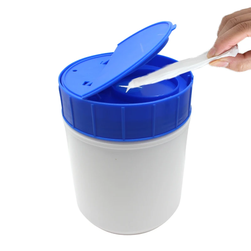 Plastic Wet Tissue Wipes Canister Container Bottle