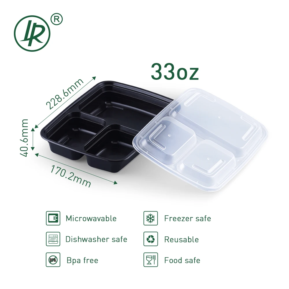 Bpa Free To Go Boxes Restaurant Plastic Disposable Food Container ...