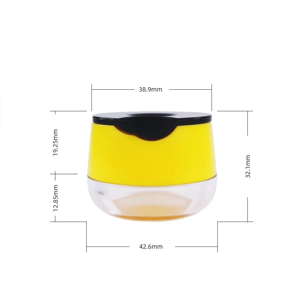 10g Single Layer Transparent Lip Mask Bottle with Honeycomb Spoon
