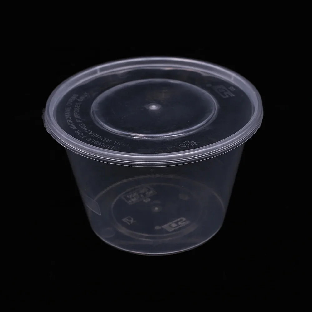 Round Fast Food Container Disposable Food Containers Wholesale Packaging Box with Lids for Restaurant Food Packaging Box