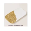 Assiette plate rectangulaire effet pierre semi-blanc 12 pouces