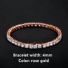 4mm Rose Gold Bracelet