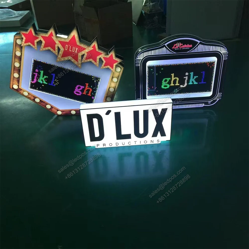 Custom Logo App Programmable Scrolling Led Message Board Sign Vip