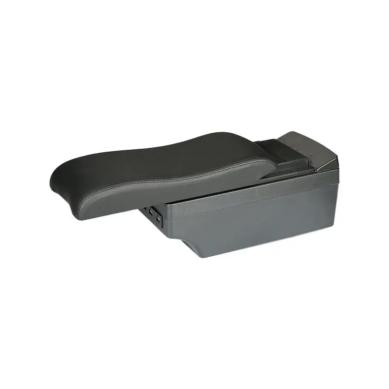 product universal armrest box console refitting car accessories car double layer telescopic 7 usb-6