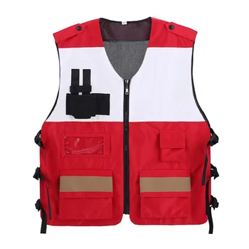 Custom logo Volunteer Reflective Safety Vest Nets Breathable Functional Type Safety Vest