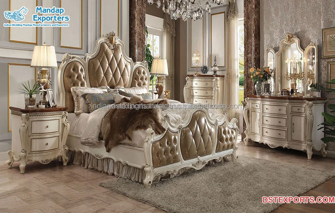 King Size Side Bed Stool Queen Size Bed Of Proper Wood Ply With