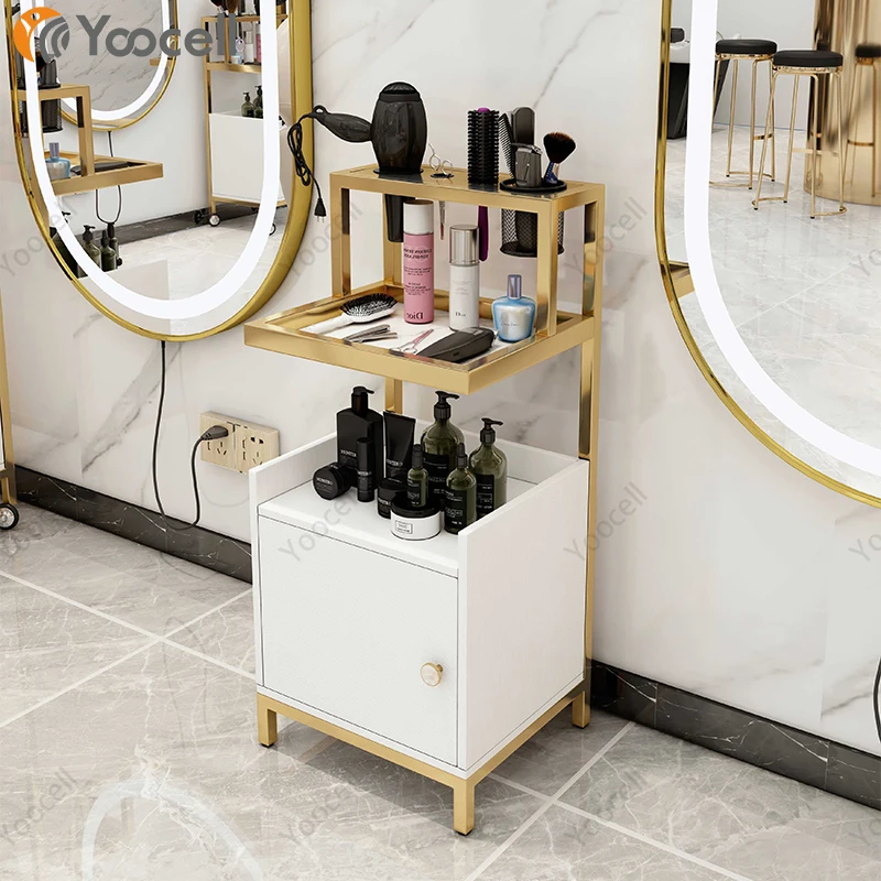 Salon Hairdresser Storage Trolley Elegant Durable