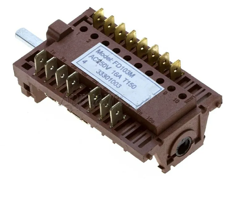 FD103M Oven Shift Rotary Switch for Kitchen and Household Appliances Parts