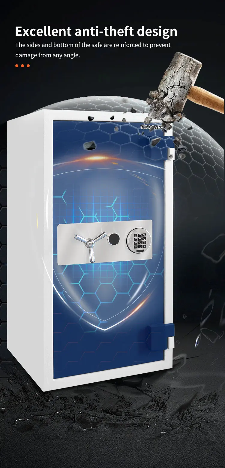 CEQSAFE High Quality Fireproof Digital Password Electronic Safe Box Smart Security Automatic Home Safes factory