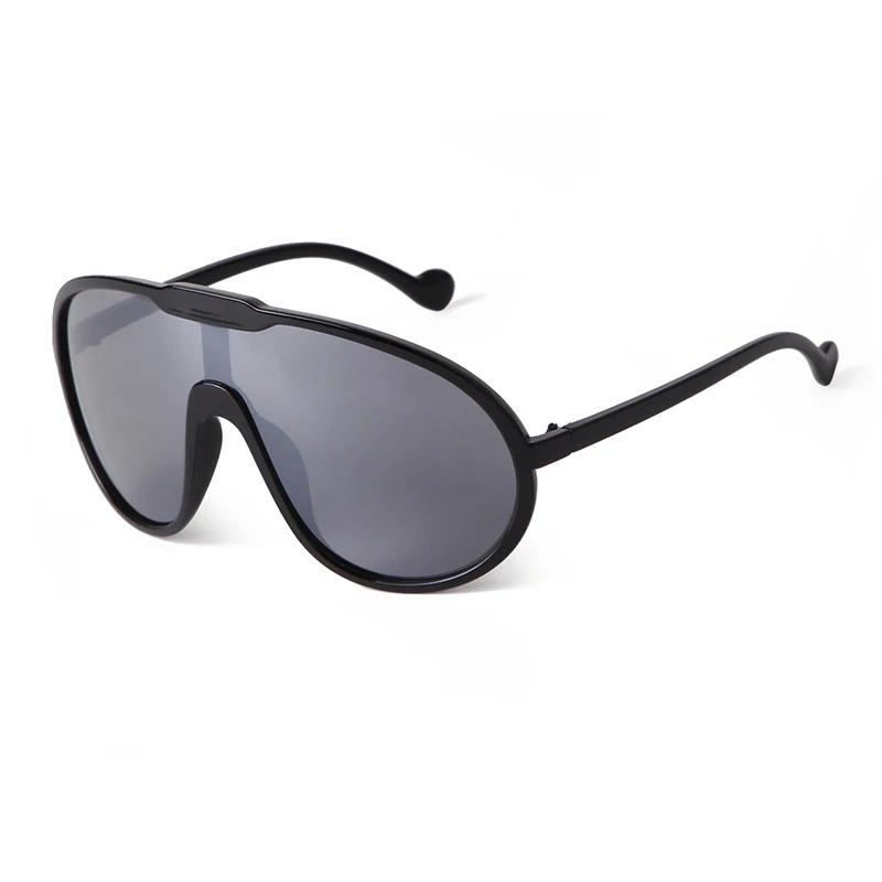 STY2359 Vintage Big Frame Sun Glasses Ladies UV400 Black  display picture 3
