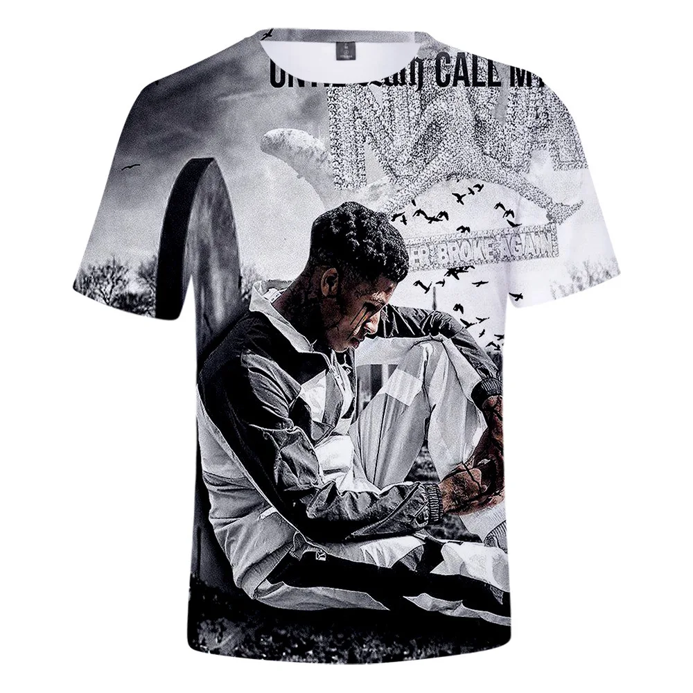 3D Printed Shirt for Men Rapper - Youngboy Never Broke Again
