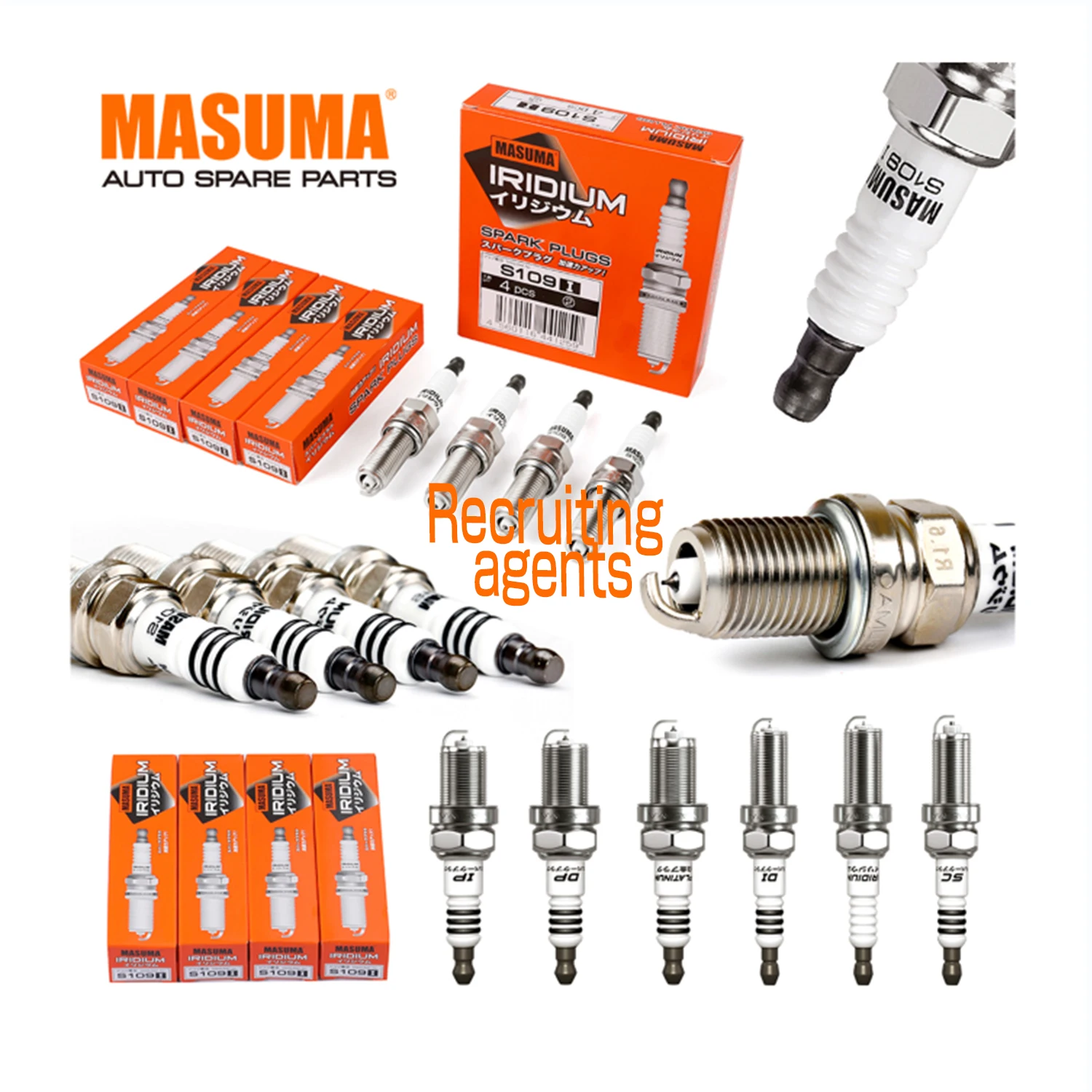 S100I MASUMA Spark Plug Auto Engine Systems Spark Plug Part Double Iridium Spark Plug for Toyota to Engine 1NZFE 1SZFE 3RZFE