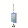 Blue square mirror 6*22cm/43g