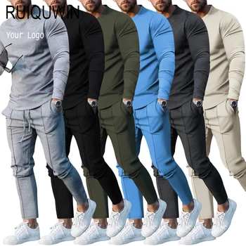 Ruiquwin 2024 Oem Men Two Piece Sets Casual Tracksuit O Neck Long ...