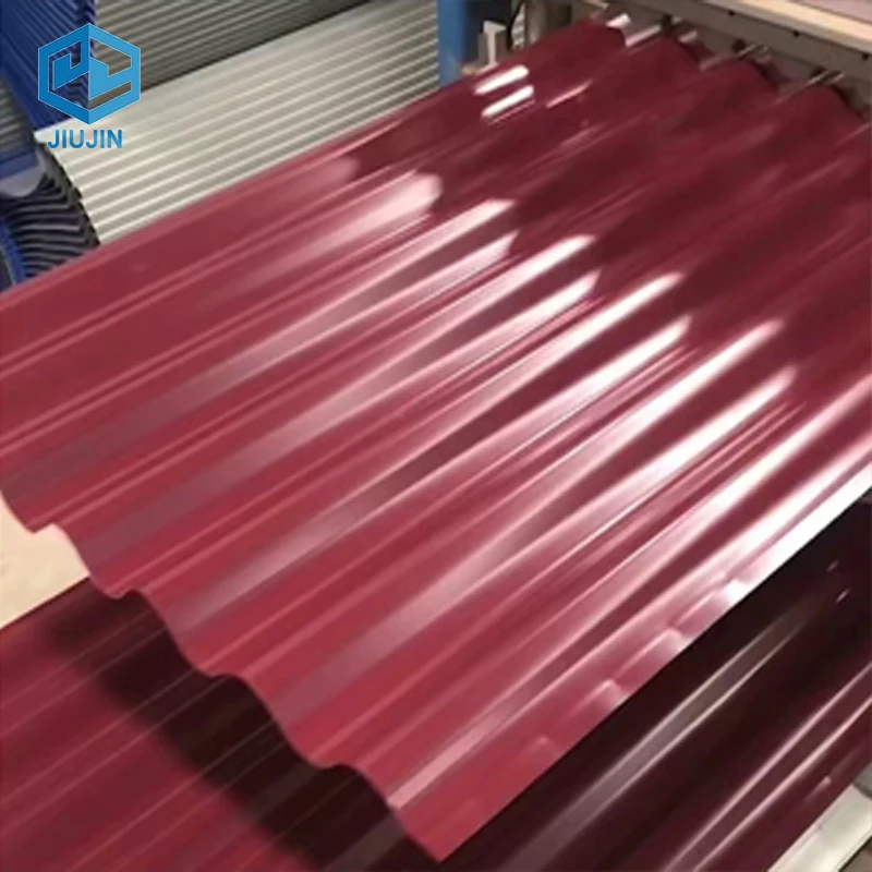 Кровельный лист из оцинкованного металла AZ60 RAL5052 дешевый кровельный гофрированной стали с цветным