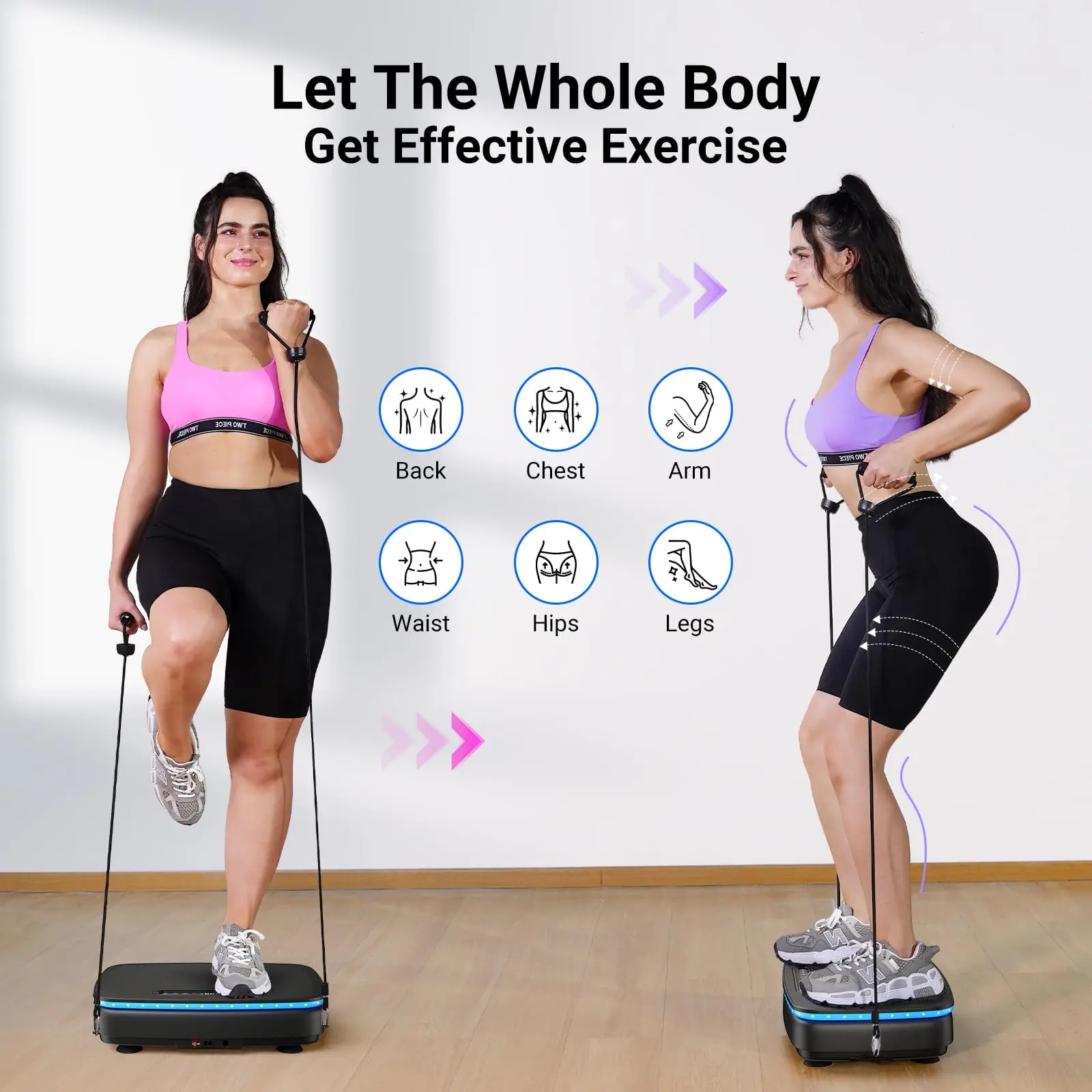 TUDEEN Cardio Training 4d Vibration Plate Exercise Body Massage Shapers Vibration Platform Machines